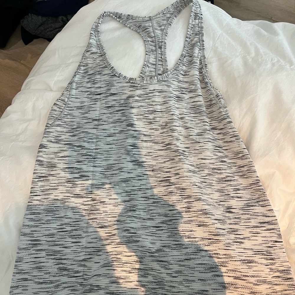 Grey Lululemon Racerback Workout Tank
